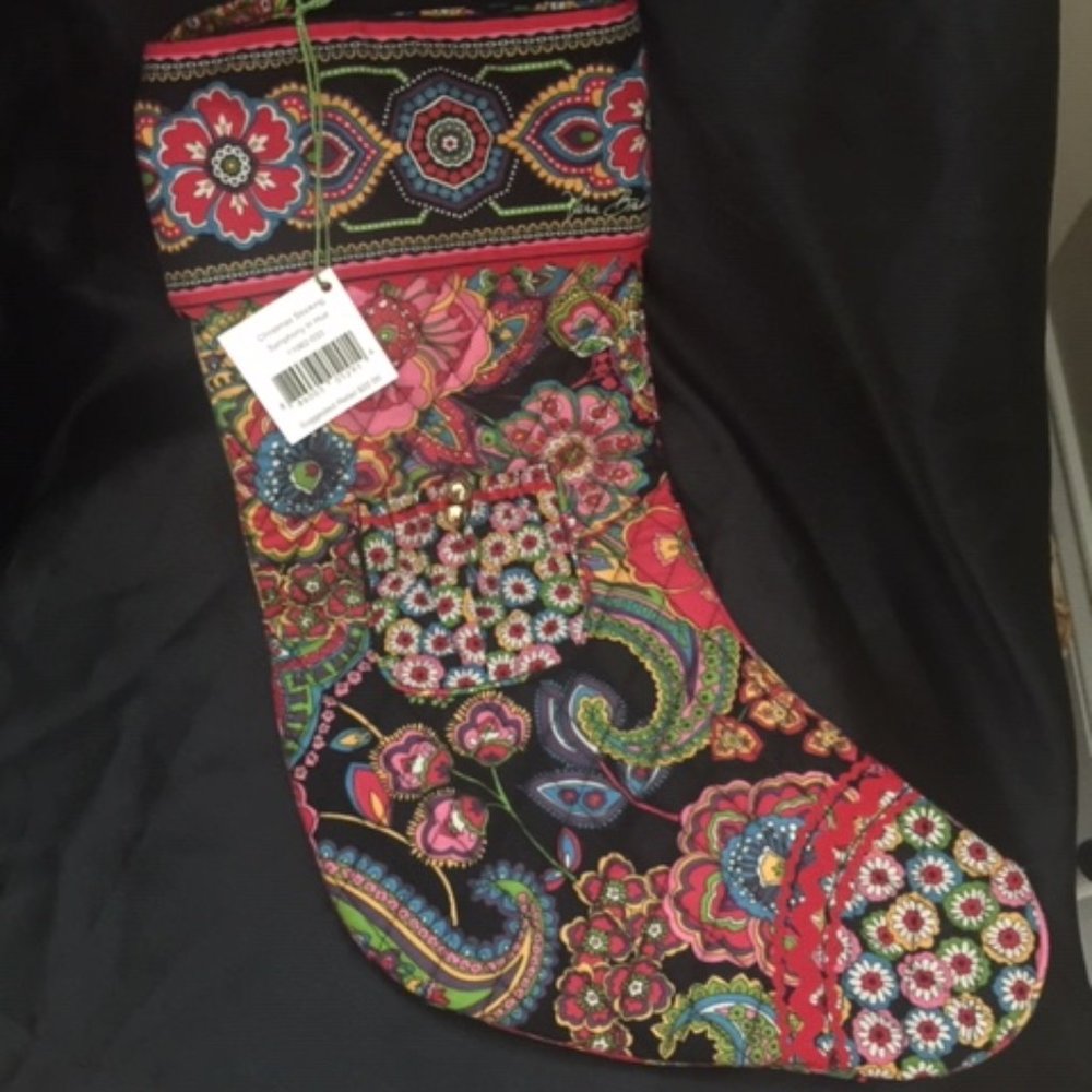 Vera Bradley Holiday Stocking  NWT